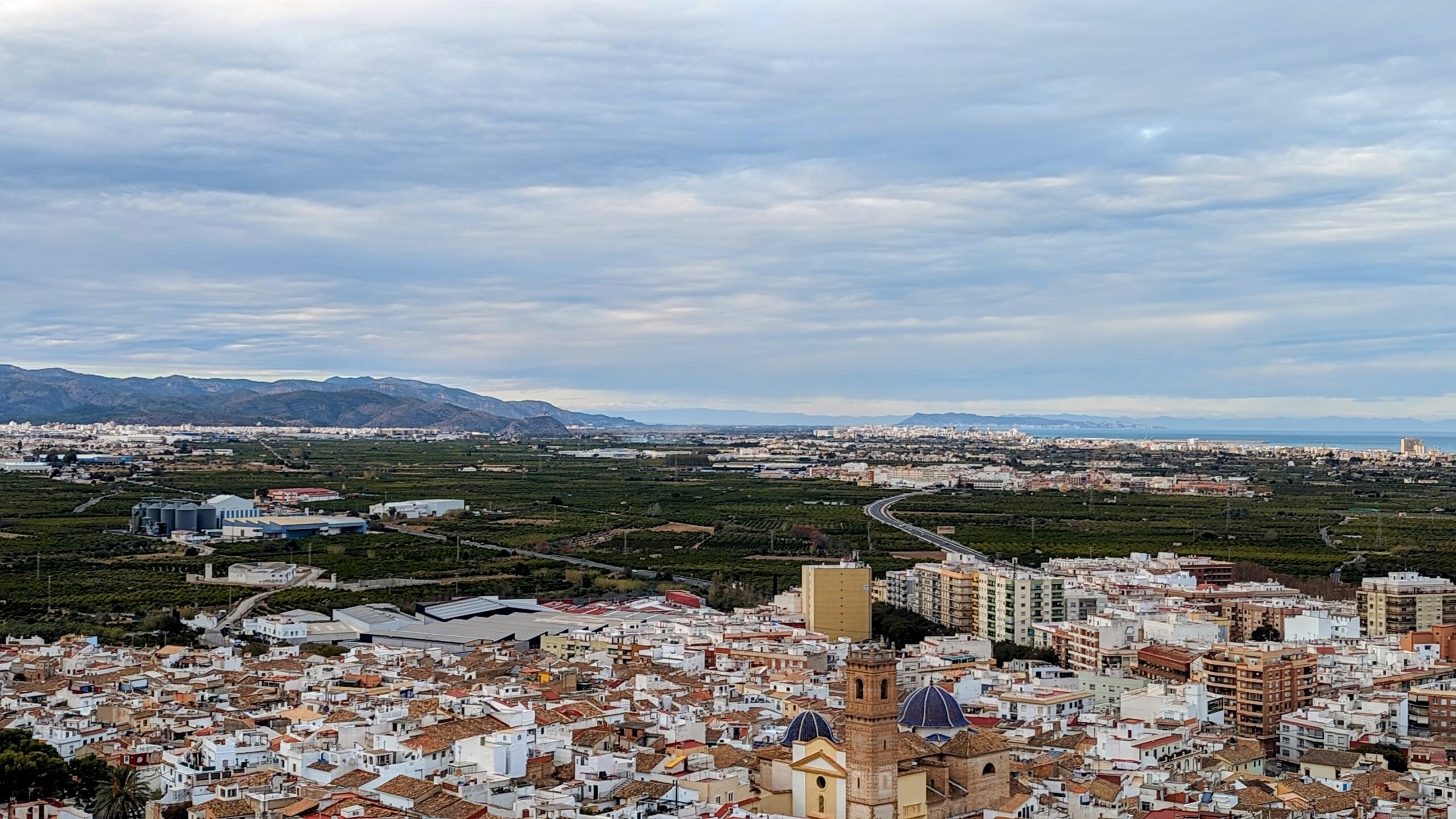 Vista desde el Castillo de Oliva.