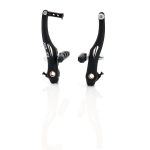 FRENO V-BRAKE ALUMINIO 70MM BRAZO 110MM PARA RUEDA DELANTERA O RUEDA TRASERA NEGRO - Imagen 2