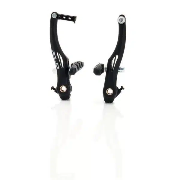FRENO V-BRAKE ALUMINIO 70MM BRAZO 110MM PARA RUEDA DELANTERA O RUEDA TRASERA NEGRO