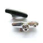 SET DE 4 ZAPATAS DE FRENO CARTRIDGE CARRETERA 55 mm PLATA/NEGRO - Imagen 2