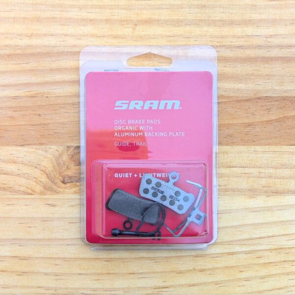 Pastillas de Freno SRAM Guide/Trail – Orgánicas con Placa Trasera de Aluminio