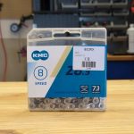 CADENA KMC Z8 114 ESLABONES 8V. CROMADA/GRIS