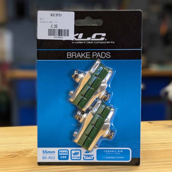 KIT DE 4 ZAPATAS DE FRENO 55 mm APTA PARA LLANTAS DE CARBONO