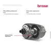 BROSE Tensor de Correa para los Motores de Aluminio o Magnesio
