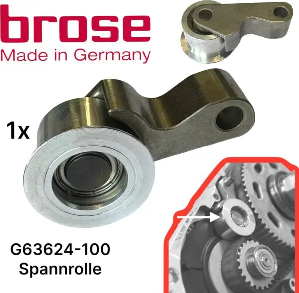 BROSE Tensor de Correa para los Motores de Aluminio o Magnesio
