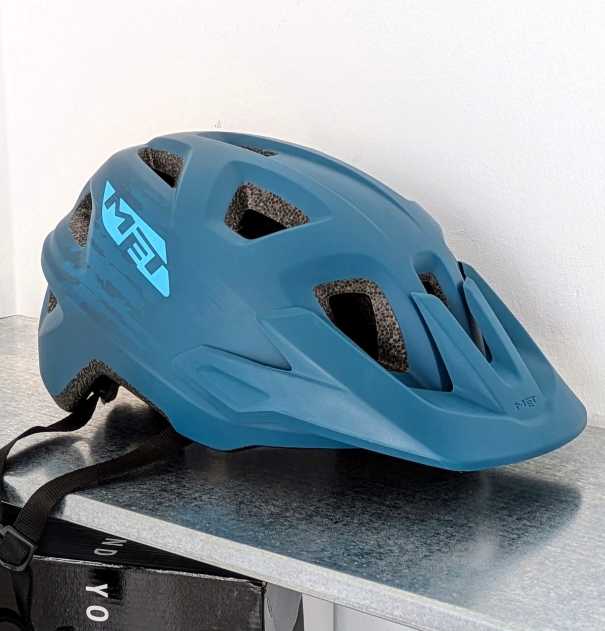 Casco MET Echo MTB – Azul Talla M/L (57-60 cm) - Imagen 1