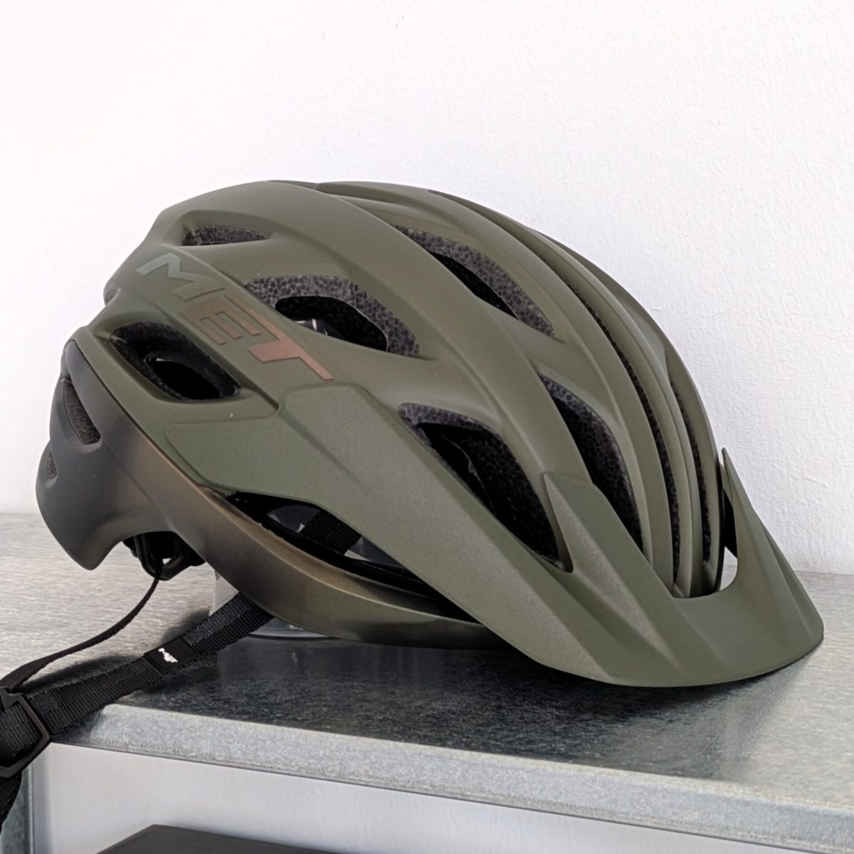 Casco MET Veleno MTB – Verde Oliva Talla S (52-56 cm) - Imagen 1