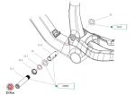 Kit de Rodamientos para Basculante Bicicleta Orbea Oiz 2019-2022 - Imagen 2