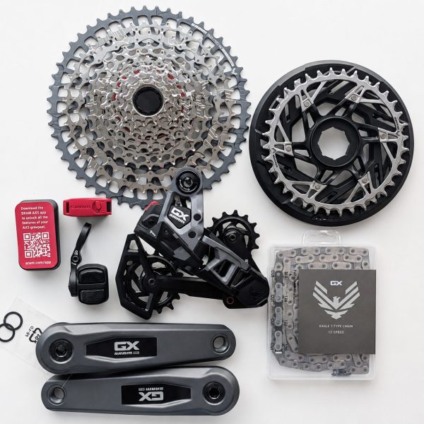 Grupo SRAM GX Eagle AXS Transmission T-Type E-MTB Brose 12V 160 mm 36T 10-52T