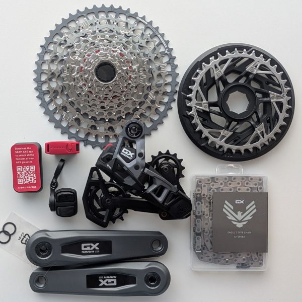 Grupo SRAM GX Eagle AXS Transmission T-Type E-MTB Brose 12V 160 mm 36T 10-52T