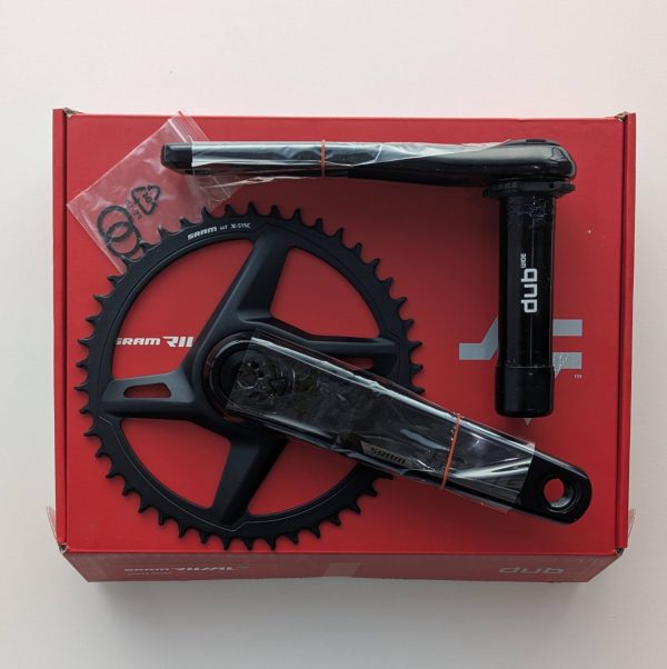 Bielas SRAM Rival 1 AXS Wide con Potenciómetro Quarq DUB 172,5 mm 46T